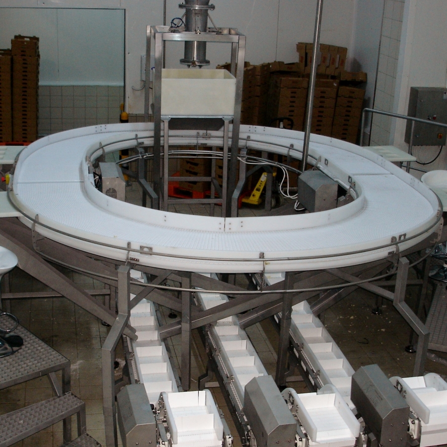 teleskobik modüler Konveyör